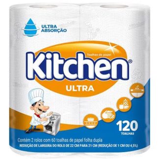 Papel Toalha Cozinha Kitchen 2Rolos
