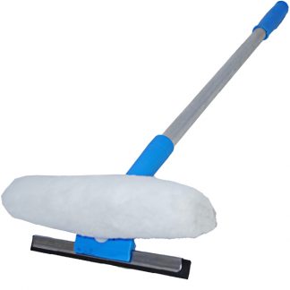 Rodo para Vidro 25cm C/ Cabo 60cm Moppita