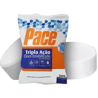 Cloro Pastilha Pace Tripla Ação 200gr