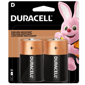 Pilha Alcalina Grande Duracell D 2und