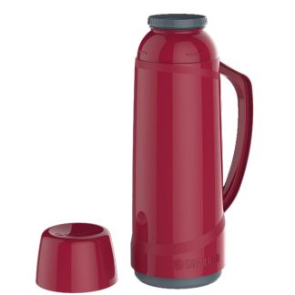 Garrafa Térmica de Rosca Soprano Vermelha 1Lt
