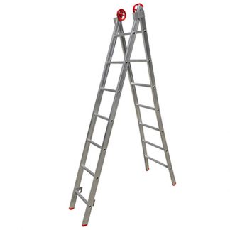 Escada de Alumínio Extensiva 2 X 7 Degraus 4,5mt