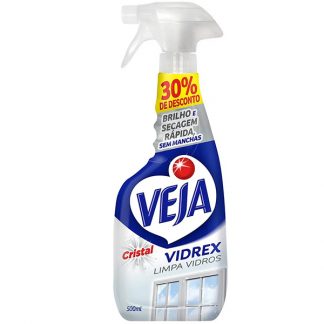 Limpa Vidros Veja Vidrex Cristal Gatilho 500ml