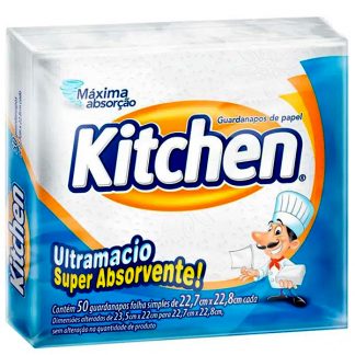 Guardanapo Folha Simples Kitchen 22,7x22,8cm