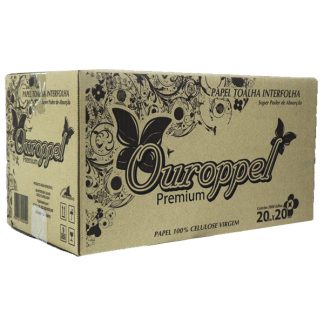 Papel Toalha Interfolha Folha Simples 2000fl Ouroppel Premium