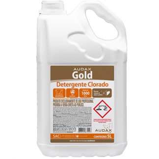 Detergente Líquido Concentrado Clorado Audax Gold 5Lt