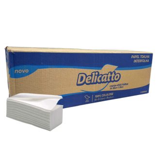 Papel Toalha Interfolha Folha Simples 4800fl Delicatto 100% Celulose