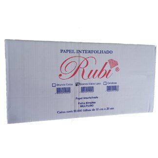 Papel Higiênico Cai-Cai Folha Simples Rubi 10.000fl