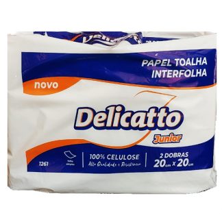 Papel Toalha Interfolha Folha Simples Delicatto Junior 100% Celulose