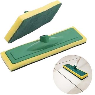 Rodo Esponja Abrasiva Lava Piso e Azulejo S/ Cabo