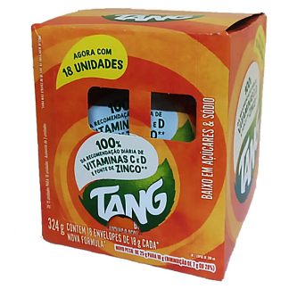 Refresco em Pó Tang Laranja 18Und