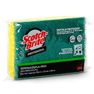 Esponja Dupla Face Scotch-Brite 3M Embalada