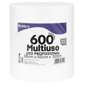 Pano Multiuso 28cm x 300mt Kentex Branco