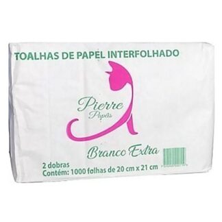 Papel Toalha Interfolha Folha Simples Pierre Branco