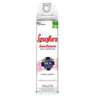 Desinfetante Lysoform Spray Lembrança de Infância 360ml