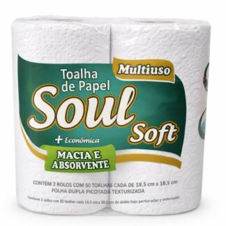 Papel Toalha Cozinha Soul Soft 2Rolos