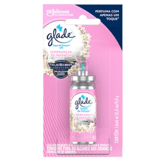 Odorizador Spray Glade Toque de Frescor Refil Lembrança de Infância 12ml