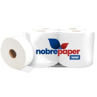 Papel Higiênico Rolão Folha Simples NobrePaper 8x300mt