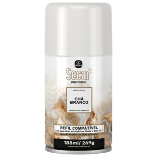 Odorizador Spray Secar Automático Refil Chá Branco 250ml