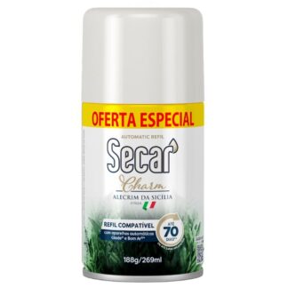 Odorizador Spray Secar Automático Refil Alecrim Sicília 250ml
