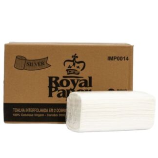 Papel Toalha Interfolha Folha Simples 2000fl Royal Paper 100% Celulose