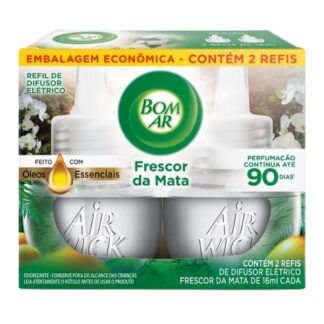 Difusor Elétrico Bom Ar Refil Frescor da Mata 16ml 2und