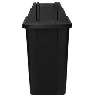 Lixeira Plástica Quadrada Basculante 100Lt JSN Preta