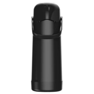 Garrafa Térmica Pressão Termolar Magic Pump Preta 1Lt