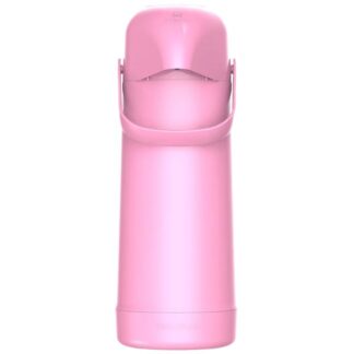 Garrafa Térmica Pressão Termolar Magic Pump Rosa 1Lt